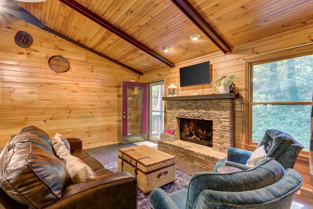 Coffee Creek Cabin Sautee Nacoochee Exteriör bild
