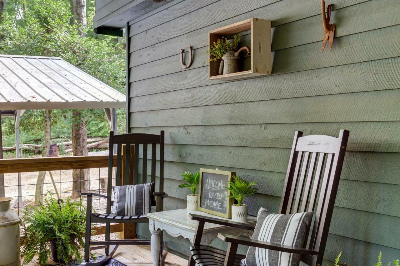 Coffee Creek Cabin Sautee Nacoochee Exteriör bild