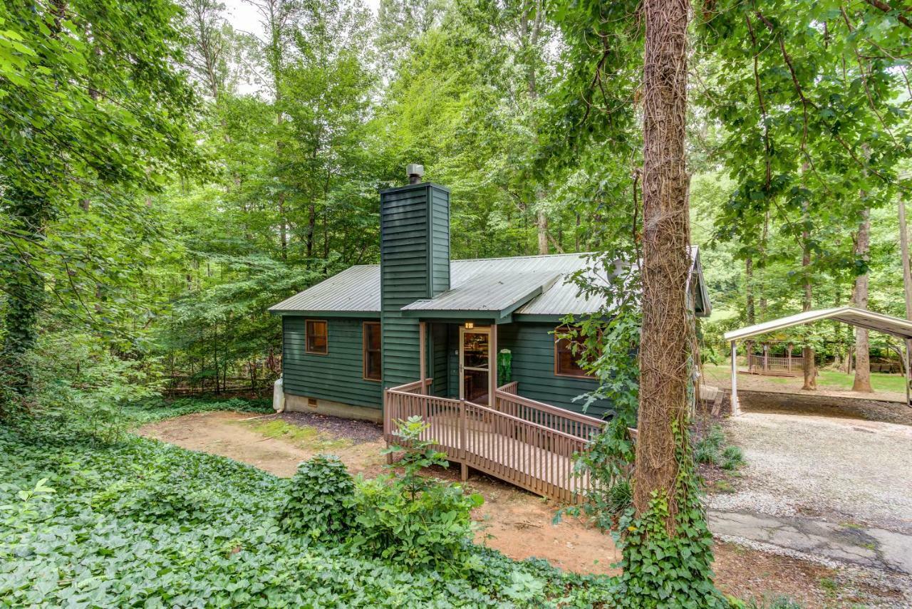 Coffee Creek Cabin Sautee Nacoochee Exteriör bild