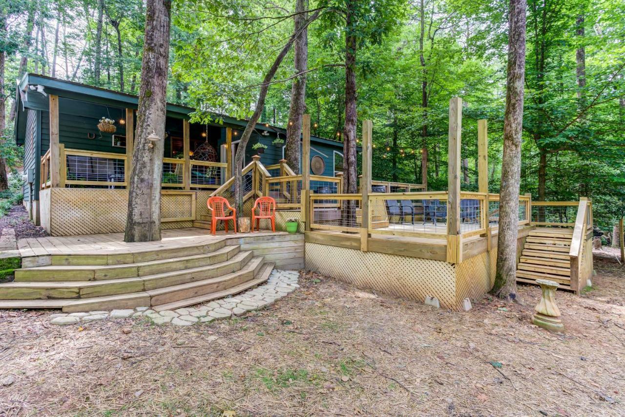 Coffee Creek Cabin Sautee Nacoochee Exteriör bild